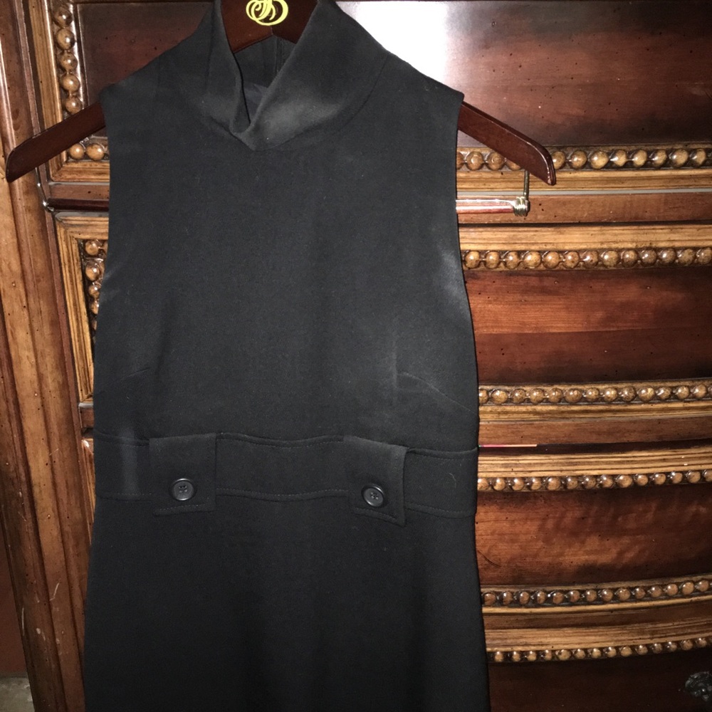 Black Wool Sheath